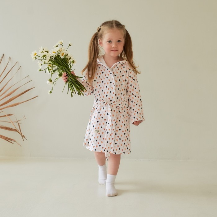 

Халат детский LoveLife Р00015680, белый, 116, Soft cotton: KIDS