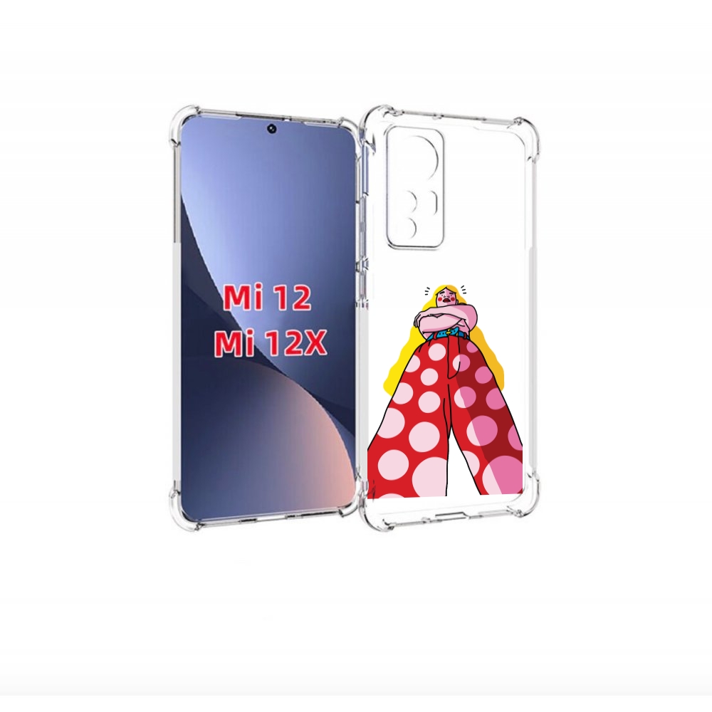 

Чехол бампер MyPads высокая-девушка для Xiaomi 12., Прозрачный, Tocco