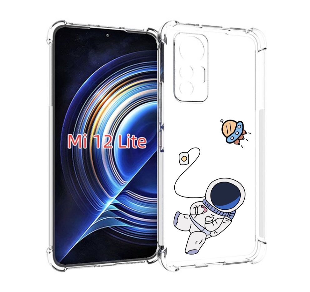 

Чехол MyPads астронавт для Xiaomi 12 Lite, Прозрачный, Tocco
