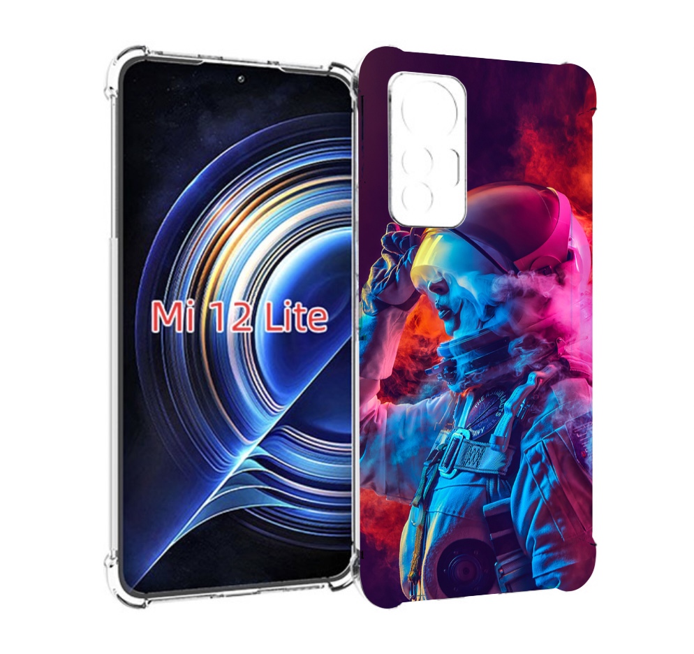 

Чехол MyPads астронавт в дыму для Xiaomi 12 Lite, Прозрачный, Tocco