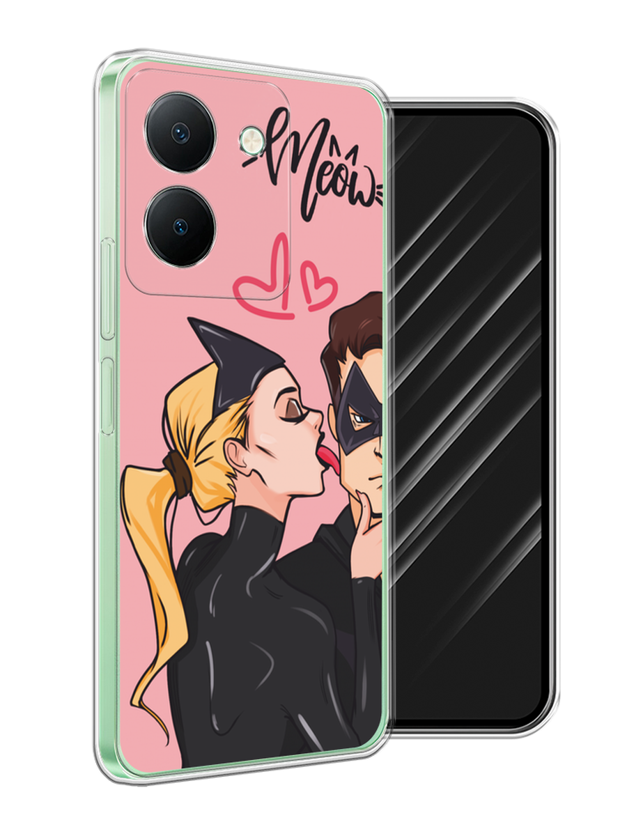 

Чехол Awog на Vivo Y27S "Kiss of Cat Woman", Розовый;черный;бежевый, 269750-1