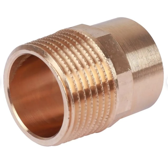 фото Sanha 4243g бронзовый переходник вп-нр 28 х 1
