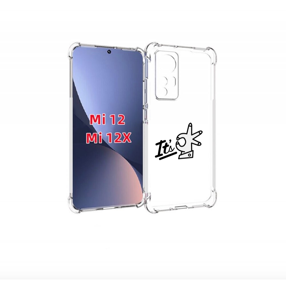

Чехол бампер MyPads все-ок для Xiaomi 12/Xiaomi 12X противоударный, Прозрачный, Tocco