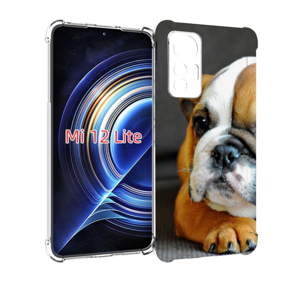 

Чехол MyPads англиискии бульдор для Xiaomi 12 Lite, Прозрачный, Tocco