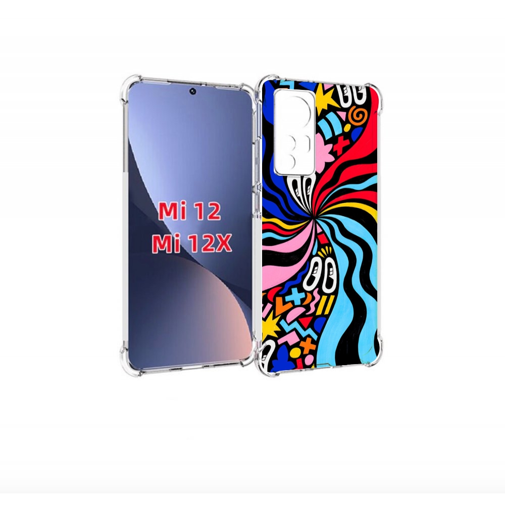 

Чехол бампер MyPads волнистая-абстракция для Xiaomi 12., Прозрачный, Tocco