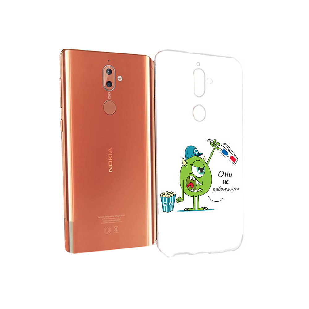 

Чехол MyPads Tocco для Nokia 9 Очки не работают (PT126479.94.129), Прозрачный, Tocco