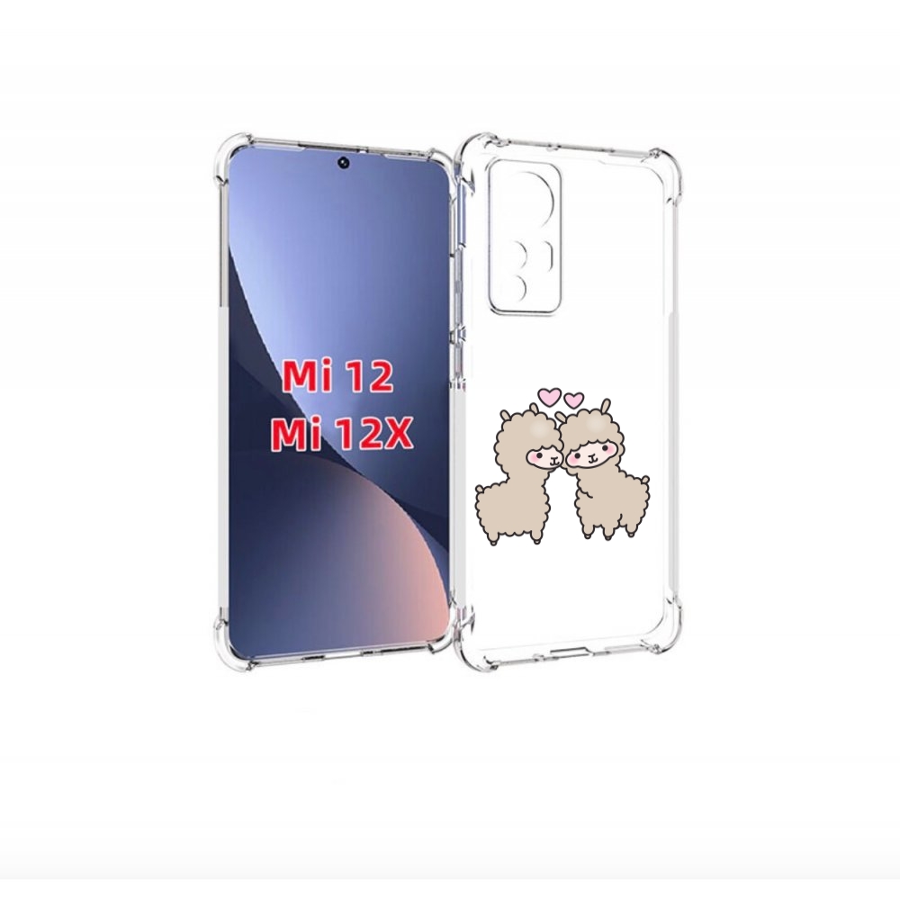 

Чехол бампер MyPads влюбленные-барашки для Xiaomi 12., Прозрачный, Tocco