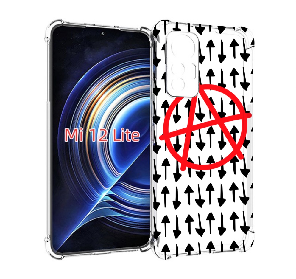 

Чехол MyPads анархия-панк для Xiaomi 12 Lite, Прозрачный, Tocco