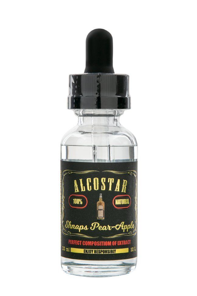 

Эссенция Alcostar Яблочный шнапс вкусовой ароматизатор, 30 мл