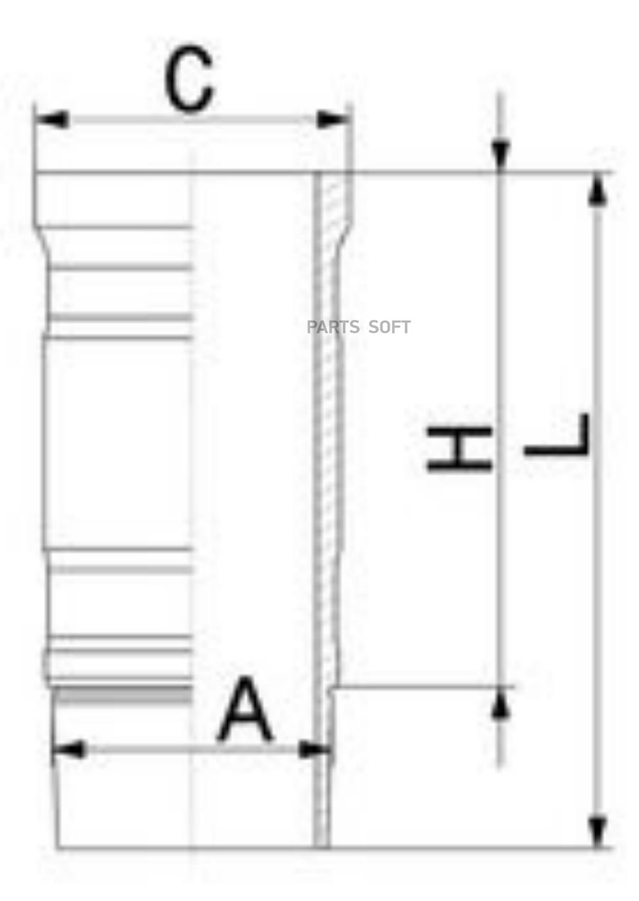 

KOLBENSCHMIDT 89939110 Гильза циллиндра