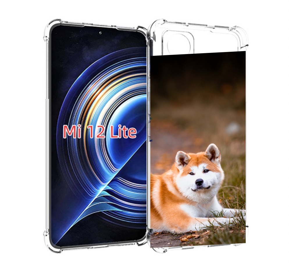 

Чехол MyPads акита ину для Xiaomi 12 Lite, Прозрачный, Tocco