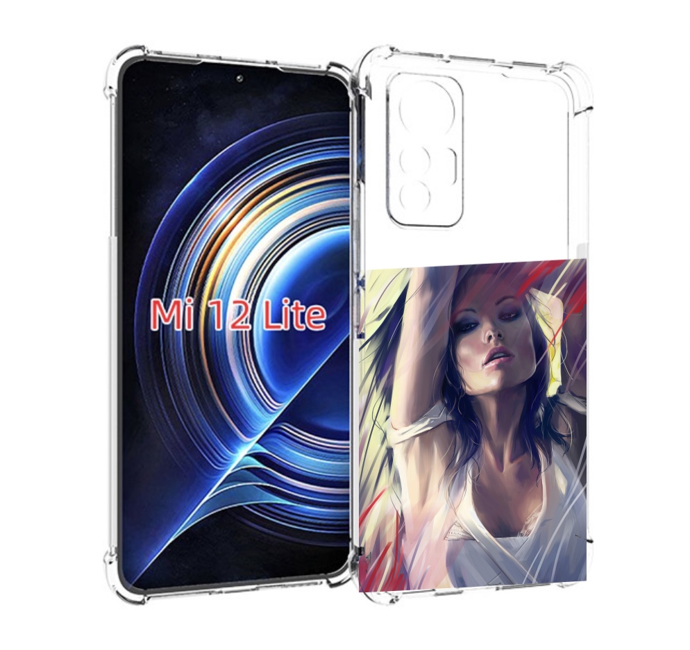 

Чехол MyPads акварельная-девушка женской для Xiaomi 12 Lite, Прозрачный, Tocco