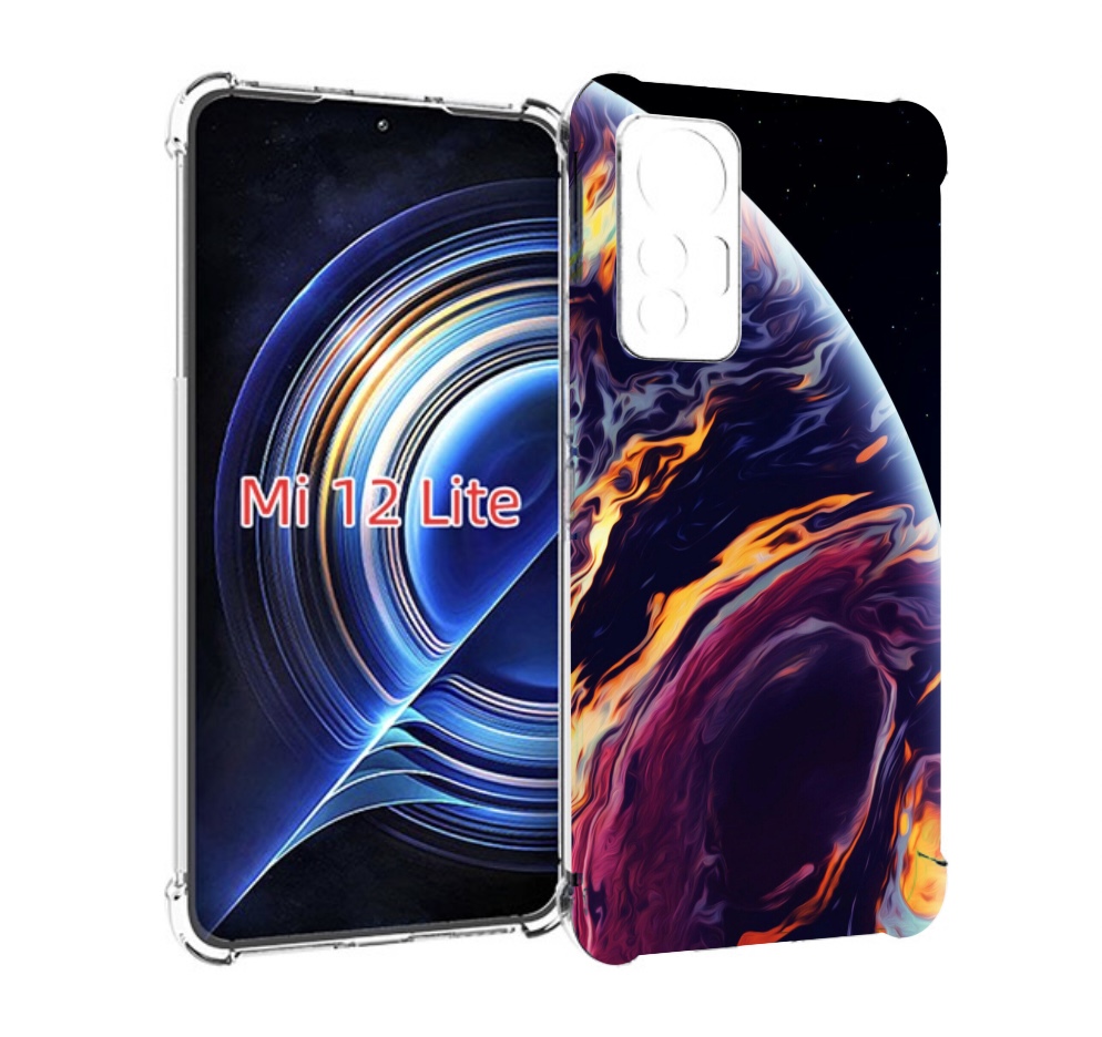 

Чехол MyPads акварельная планета для Xiaomi 12 Lite, Прозрачный, Tocco
