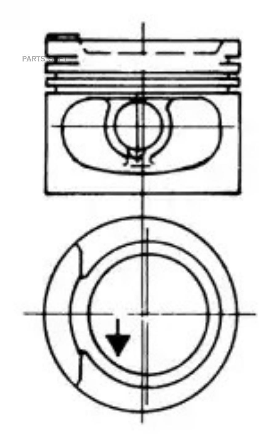 Поршень KOLBENSCHMIDT93928630