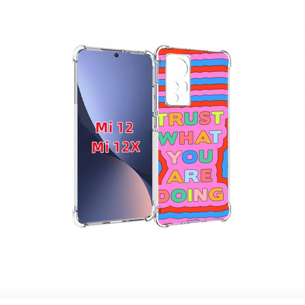 

Чехол бампер MyPads верь-в-то-что-ты-делаешь для Xiaomi 12., Прозрачный, Tocco