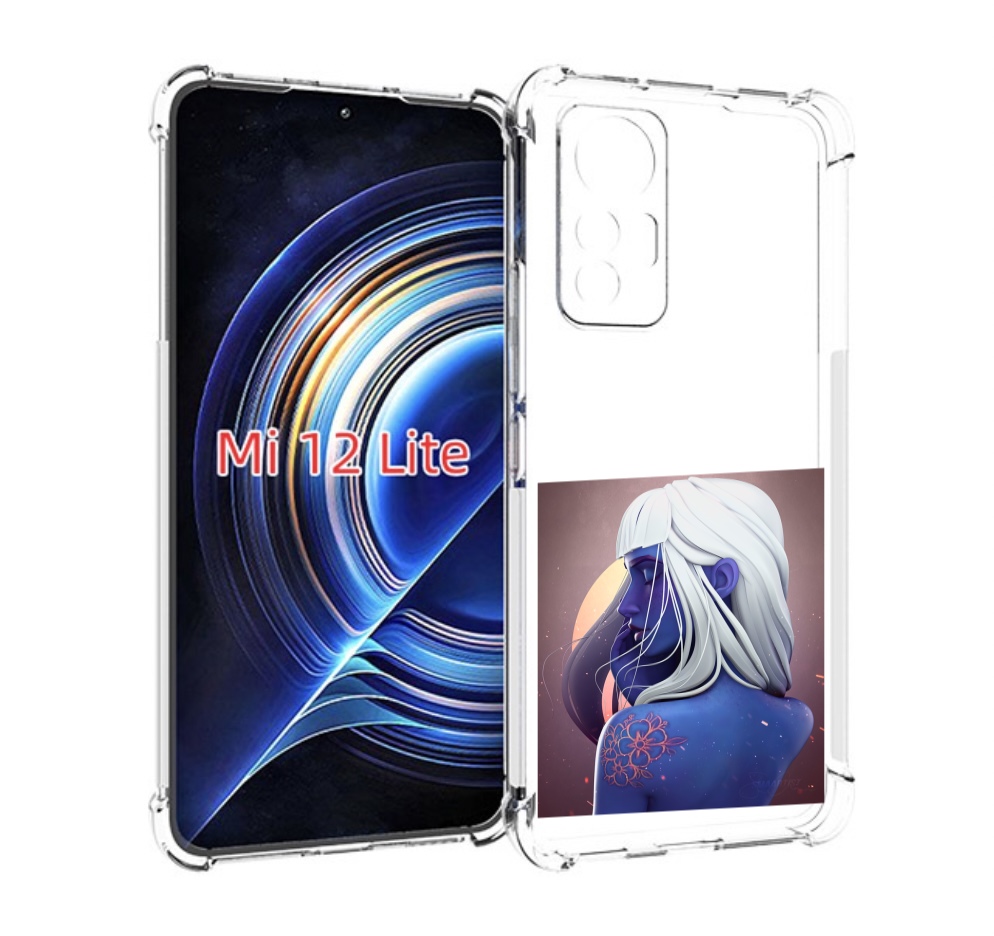 

Чехол MyPads аватар-с-цветком для Xiaomi 12 Lite, Прозрачный, Tocco