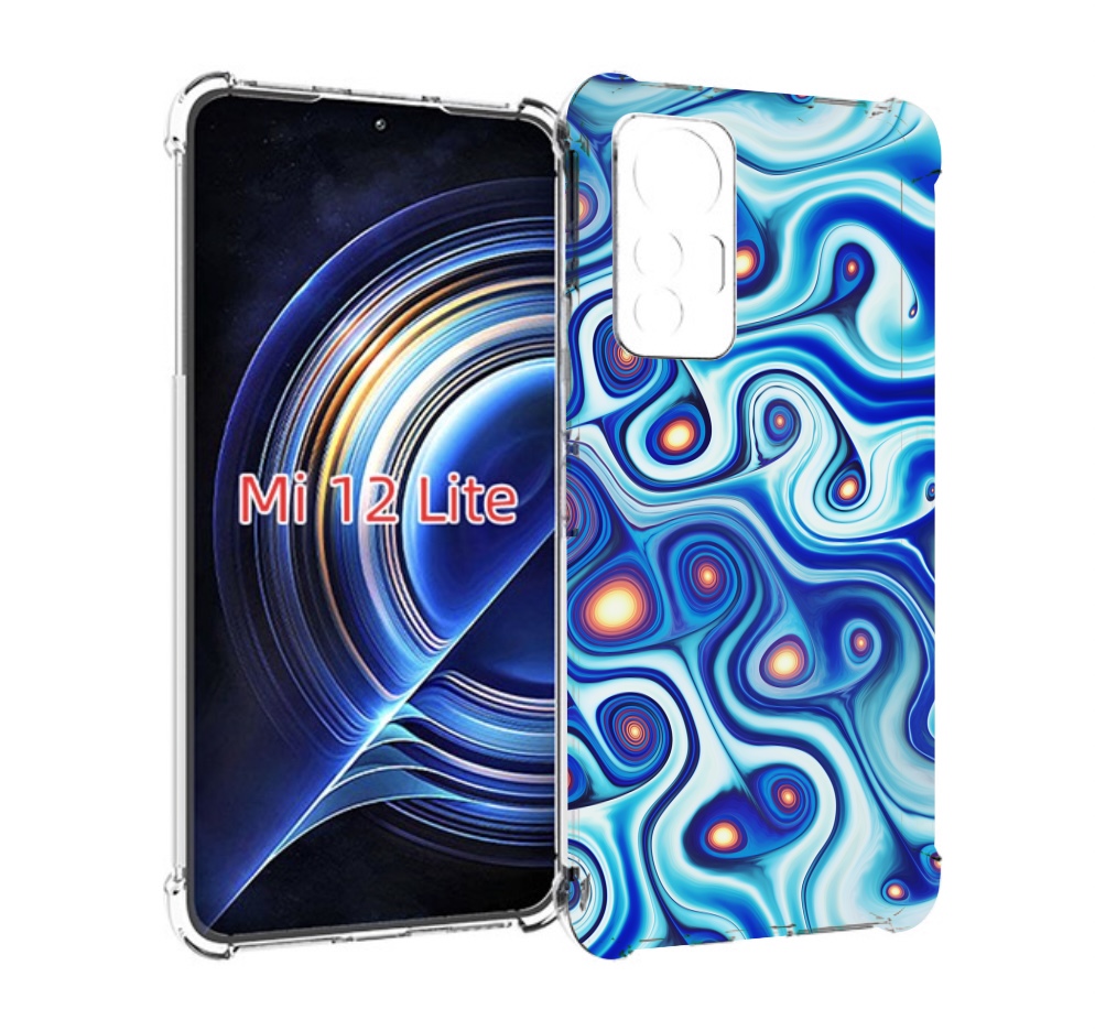 

Чехол MyPads абстрактная-текстура для Xiaomi 12 Lite, Прозрачный, Tocco