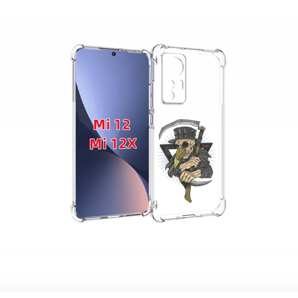 

Чехол бампер MyPads борец-с-чумой для Xiaomi 12., Прозрачный, Tocco