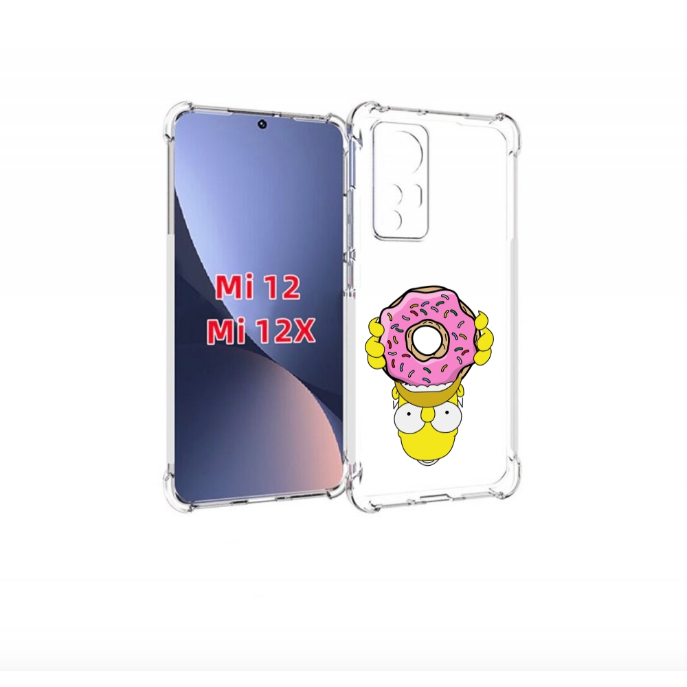 

Чехол бампер MyPads большой-пончик для Xiaomi 12., Прозрачный, Tocco