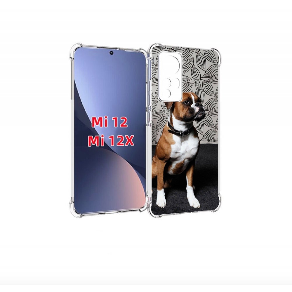 

Чехол бампер MyPads боксер собака для Xiaomi 12., Прозрачный, Tocco
