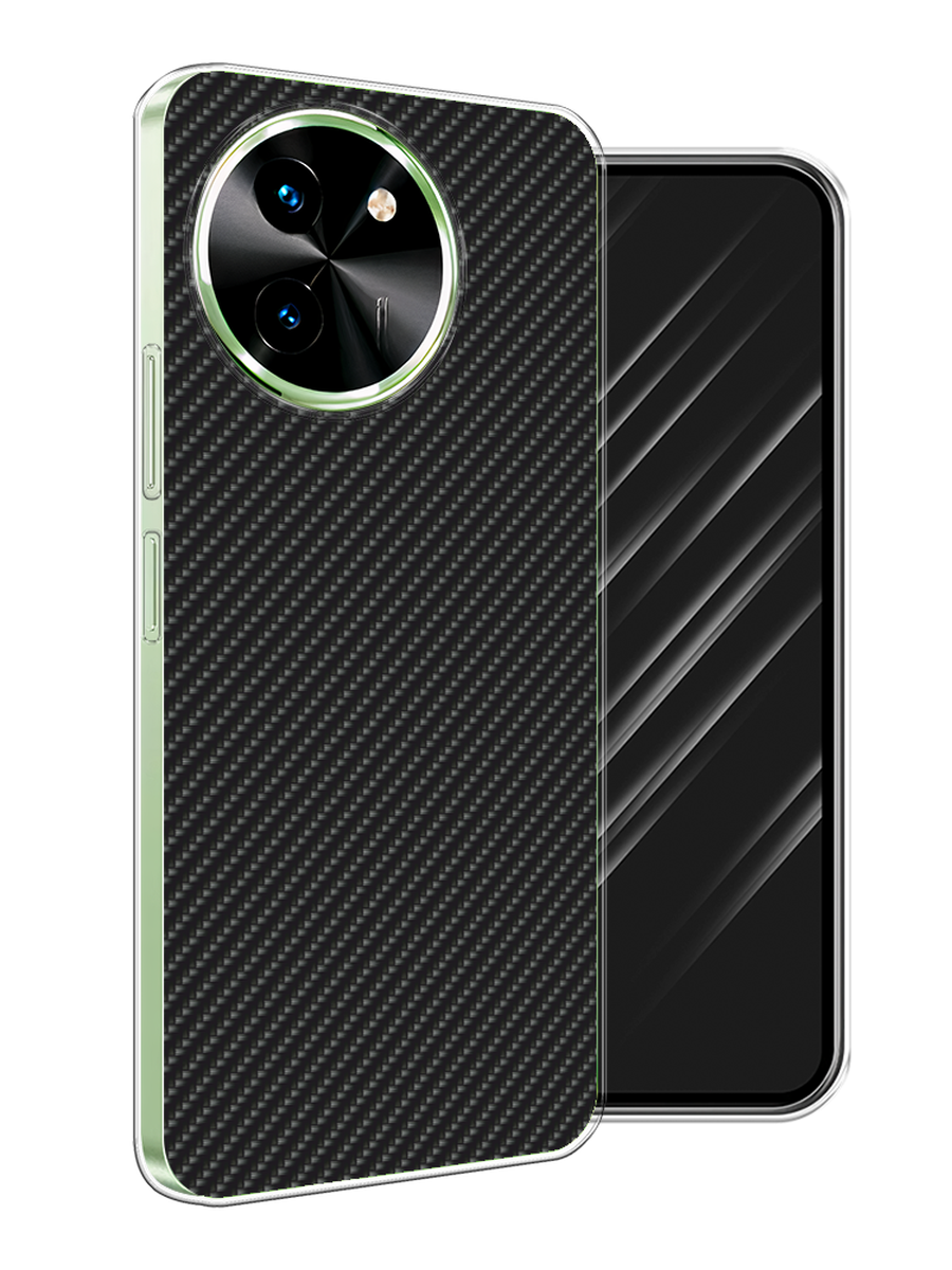 

Чехол Awog на Vivo T3x/Y38 5G "Черный карбон", 2610650-1