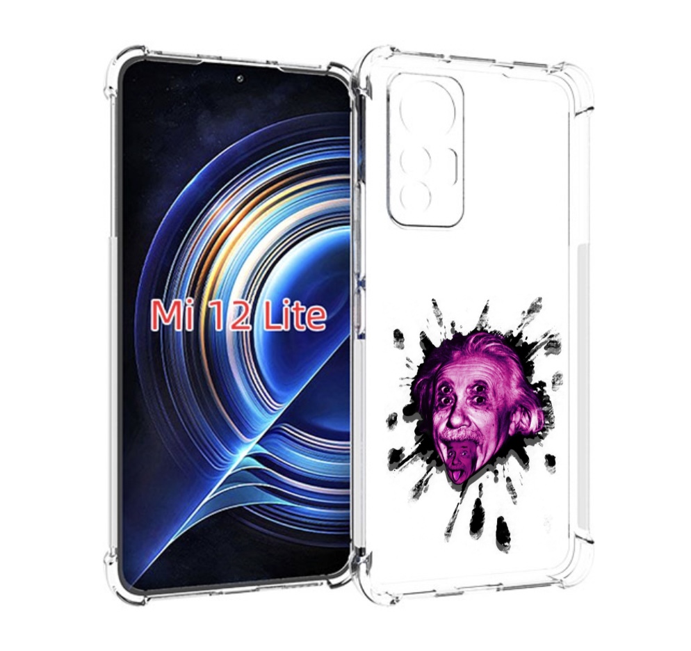 

Чехол MyPads Эйнштейн для Xiaomi 12 Lite, Прозрачный, Tocco