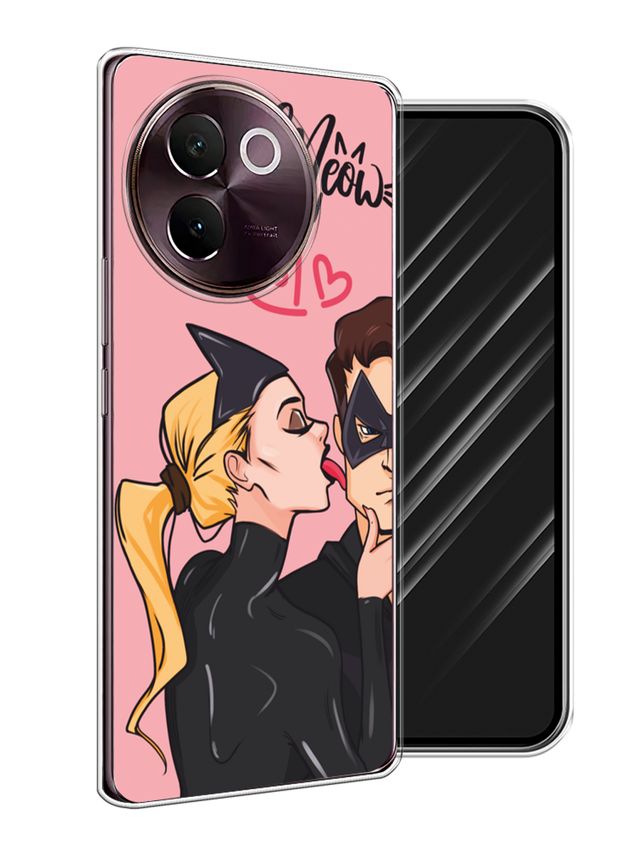 

Чехол Awog на Vivo V30e "Kiss of Cat Woman", Розовый;черный;бежевый, 2610550-1