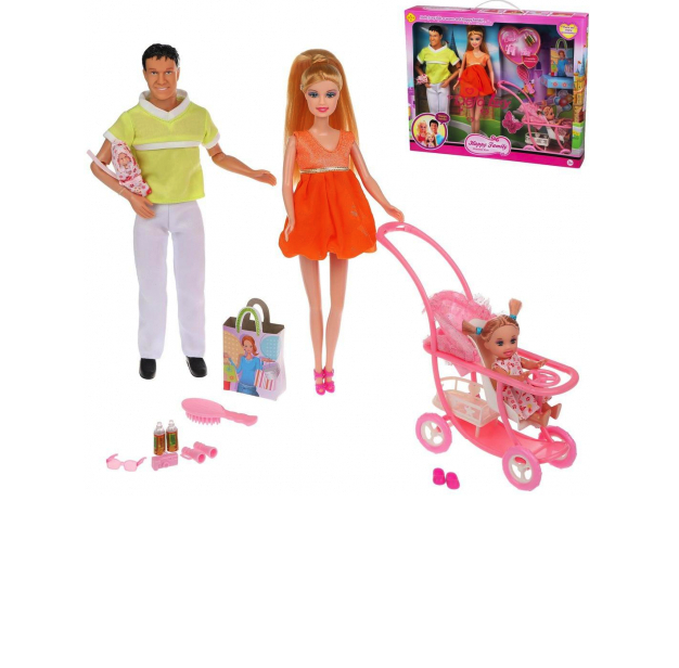 фото Набор кукол defa счастливая семья defa toys