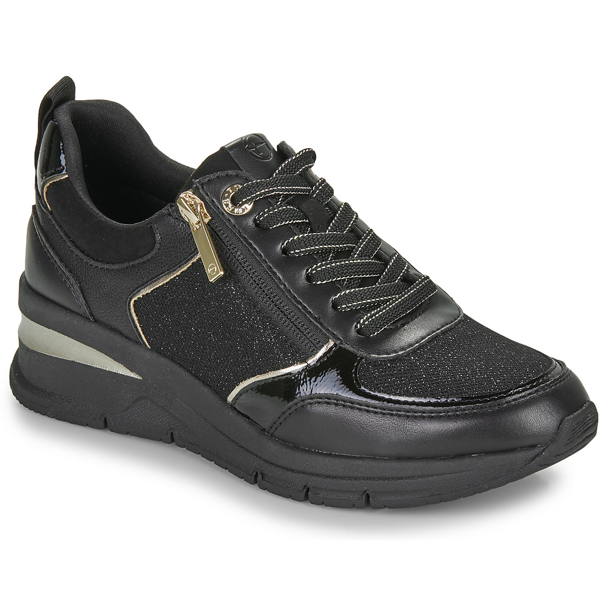 

Кроссовки женские Tamaris 27006589 черные 39 EU, Черный, 27006589