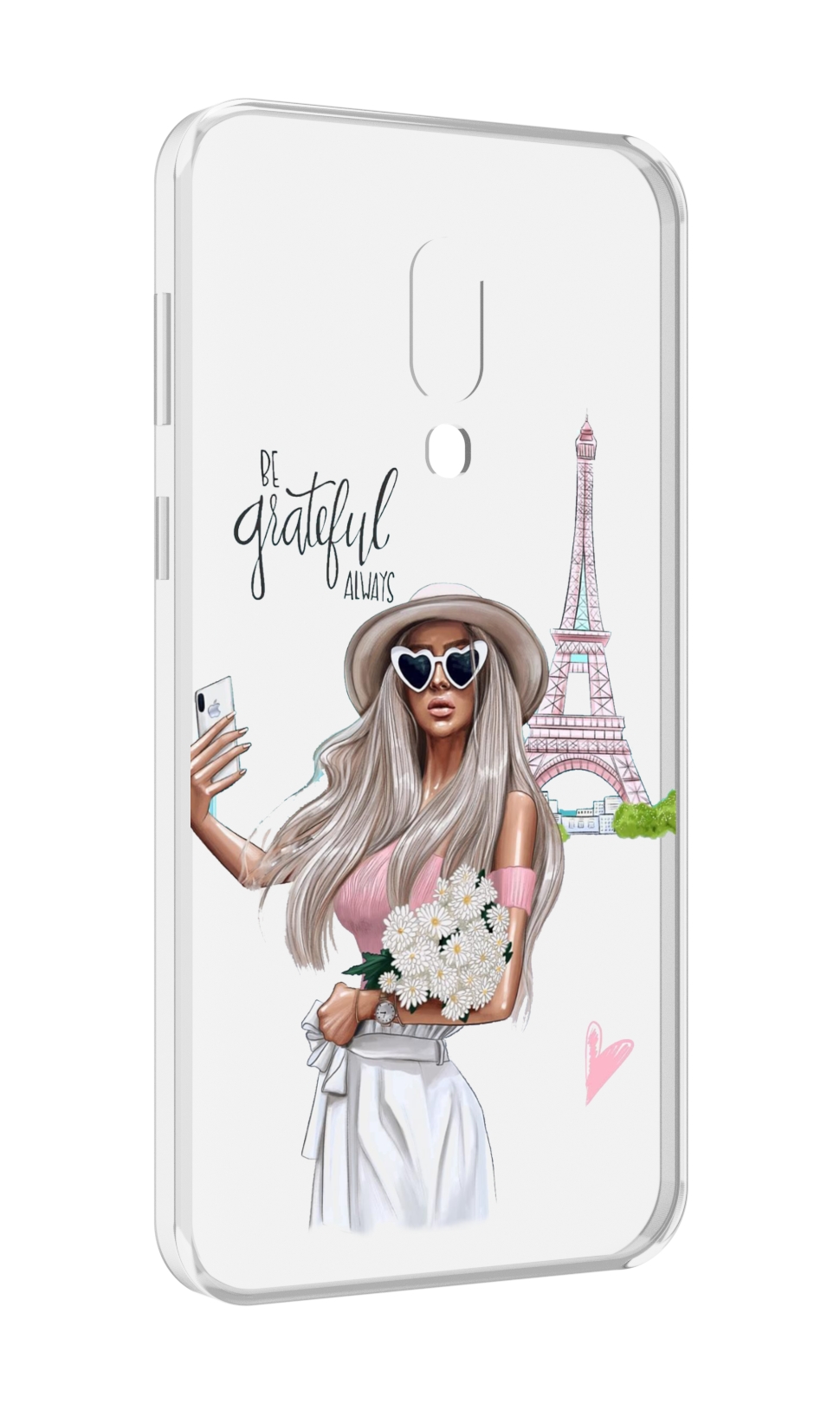 

Чехол MyPads Селфи-в-Париже женский для Meizu 16 Plus / 16th Plus, Прозрачный, Tocco