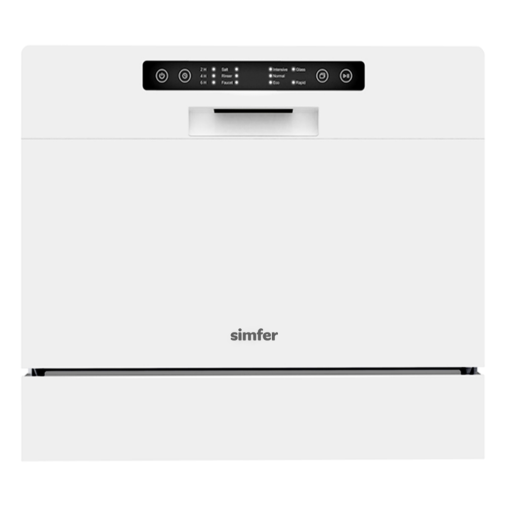 Посудомоечная машина Simfer DWB6601 белый посудомоечная машина simfer dсb6501 белый