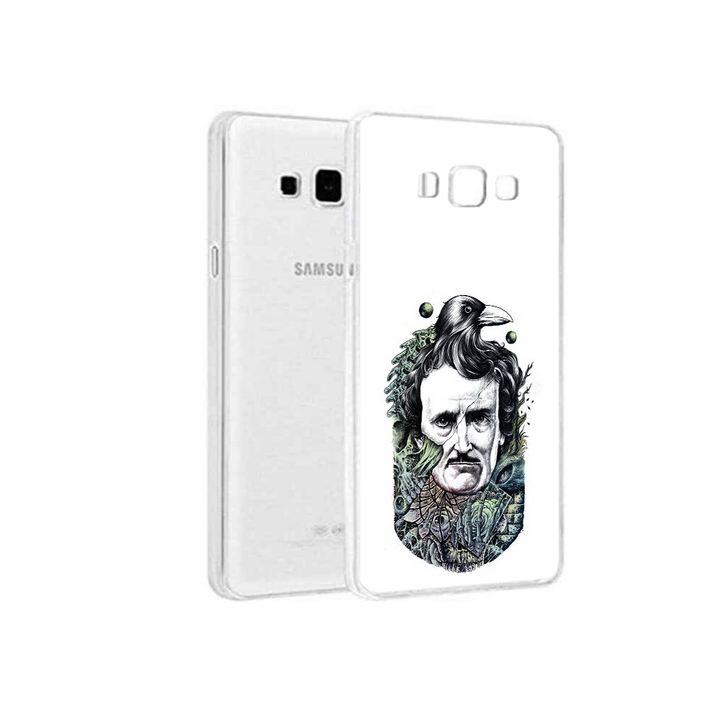 

Чехол MyPads Tocco для Samsung Galaxy A8 Эдгар Аллан с вороном, Прозрачный, Tocco