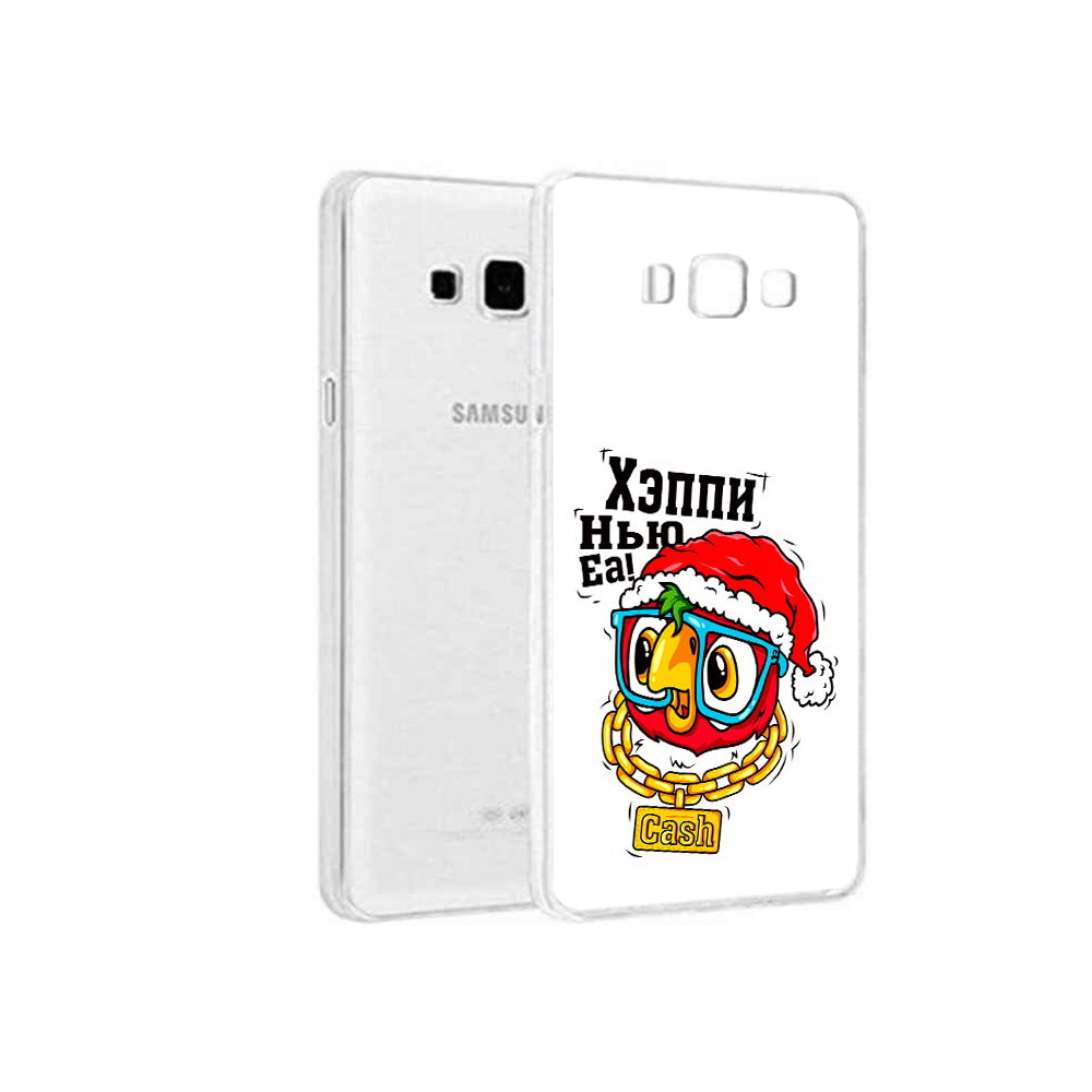

Чехол MyPads Tocco для Samsung Galaxy A8 Хэппи нью еа, Прозрачный, Tocco