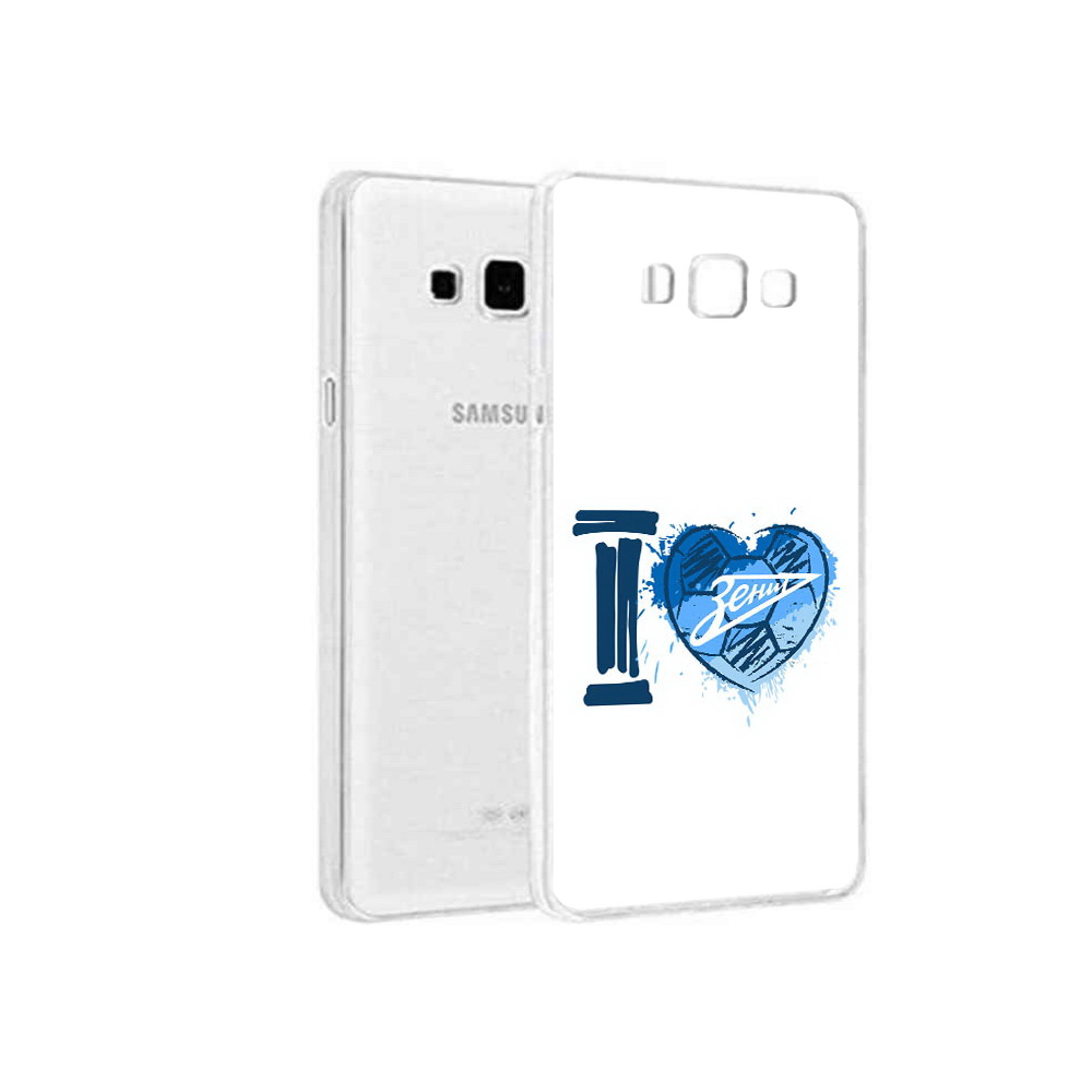

Чехол MyPads Tocco для Samsung Galaxy A8 ФК я люблю зенит, Прозрачный, Tocco