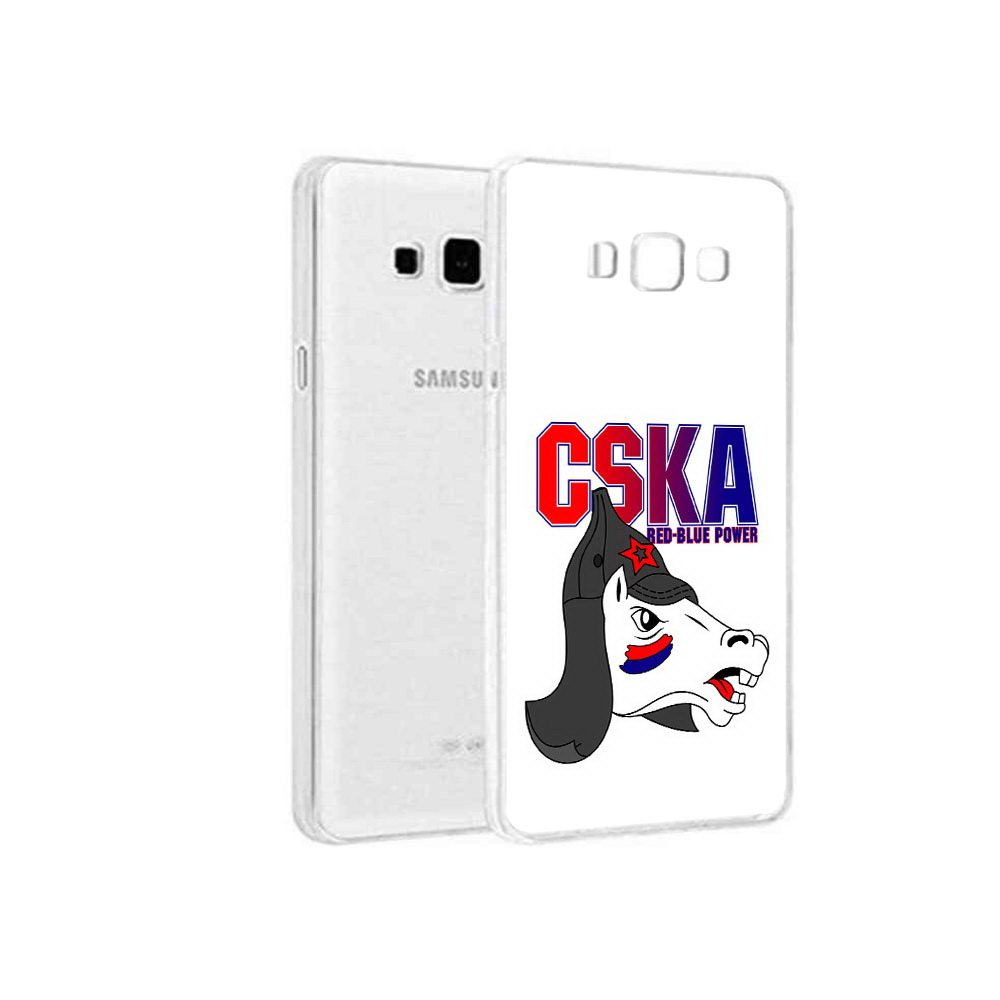 

Чехол MyPads Tocco для Samsung Galaxy A8 ФК ЦСК лошадка россия, Прозрачный, Tocco