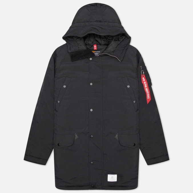 фото Парка мужская alpha industries mjn51500c1-001 черная xxl