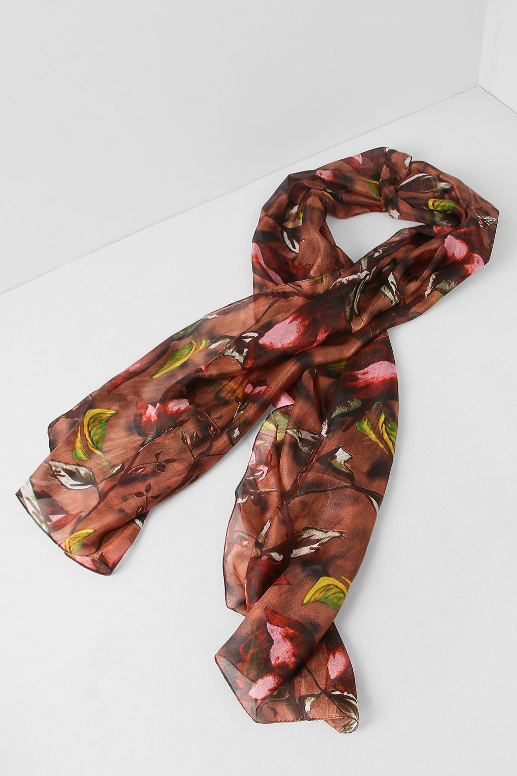 

Шарф женский A + MORE 2010 OROSE, коричневый, 2010 OROSE