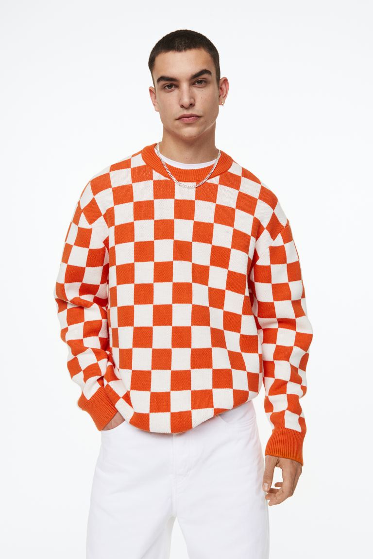 

Джемпер мужской H&M 1121128002 оранжевый L (доставка из-за рубежа), 1121128002