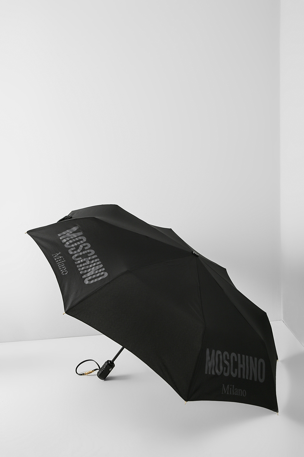 

Зонт складной автомат женский Moschino 8021, чёрный, 8021