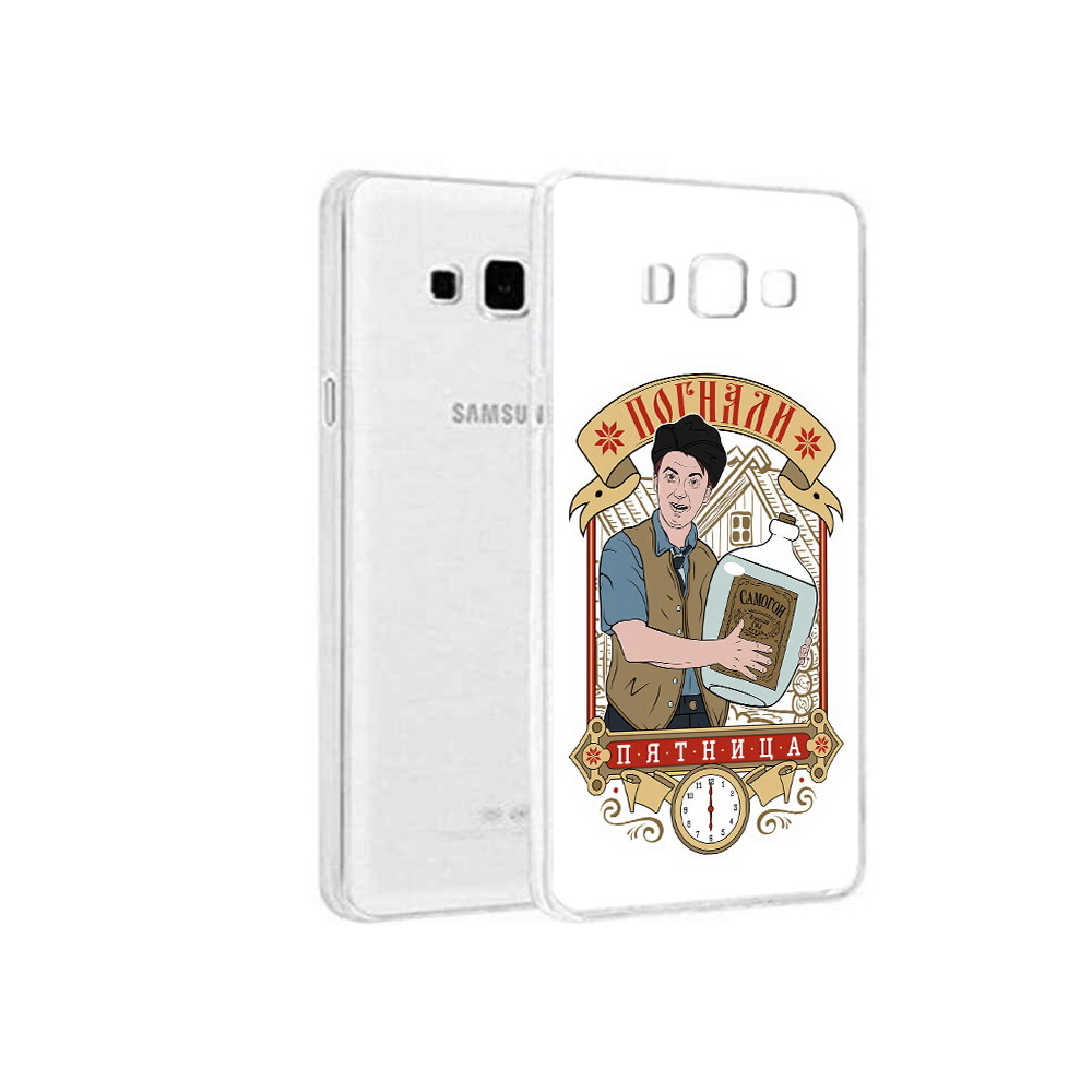 

Чехол MyPads Tocco для Samsung Galaxy A8 Погнали пятница, Прозрачный, Tocco
