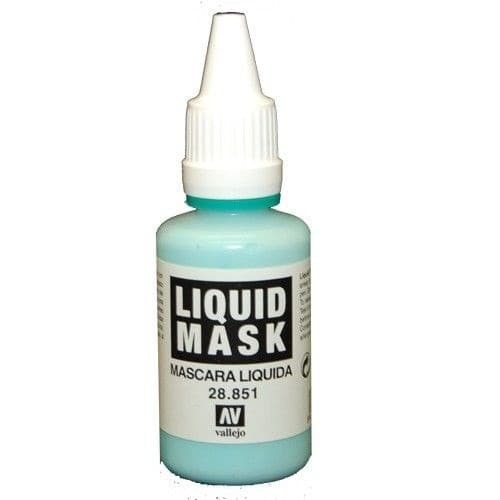 

краска vallejo - liquid masking fluid 28851, техническая (32 мл), Прозрачный