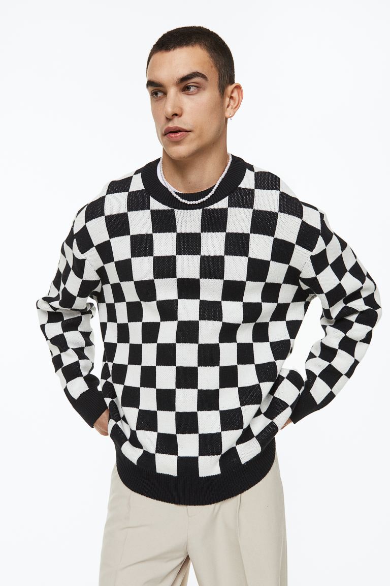 

Джемпер мужской H&M 1121128001 черный L (доставка из-за рубежа), 1121128001