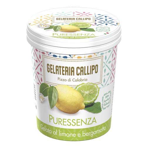 

Мороженое сливочное Gelateria Callipo с лимоном и бергамотом БЗМЖ 300 г