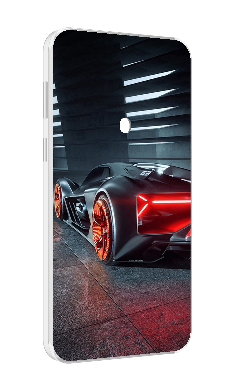 Чехол MyPads Ночной-город мужской для Meizu 16 Plus / 16th Plus