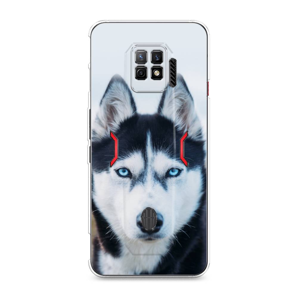 

Чехол на ZTE Nubia Red Magic 7 Pro "Хаски 2", Синий;белый, 136050-1