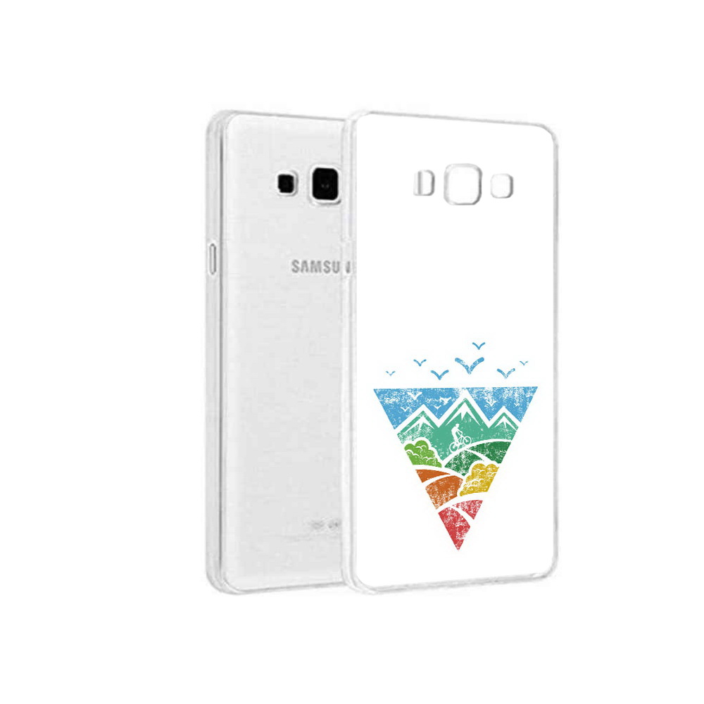 

Чехол MyPads Tocco для Samsung Galaxy A8 Лес земля море чайки, Прозрачный, Tocco