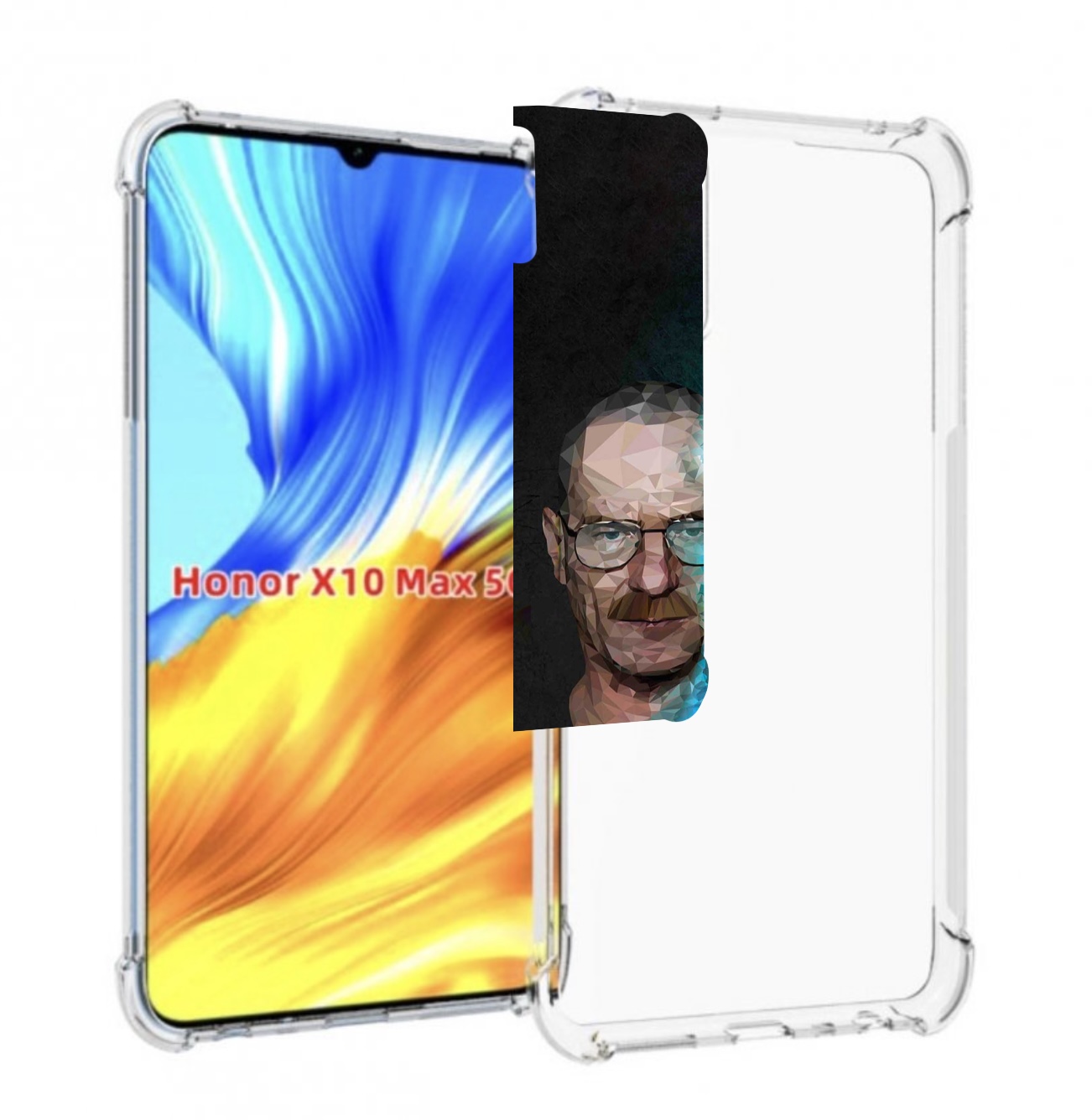 

Чехол MyPads во-все-тяжкие для Honor X10 Max, Прозрачный, Tocco