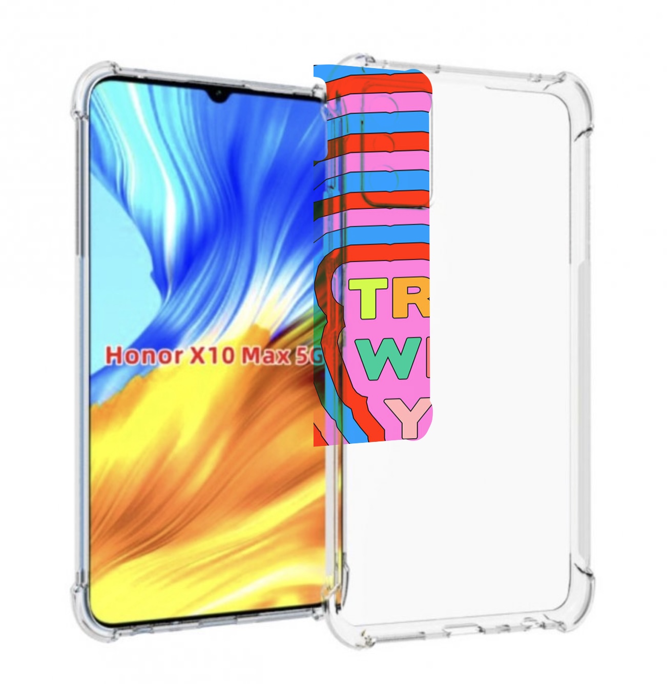 

Чехол MyPads верь-в-то-что-ты-делаешь для Honor X10 Max, Прозрачный, Tocco