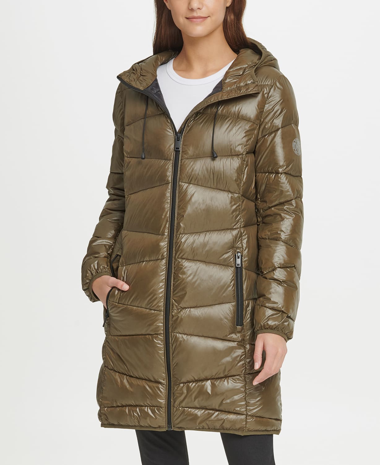 

Куртка женская DKNY DL930340 зеленая M, DL930340