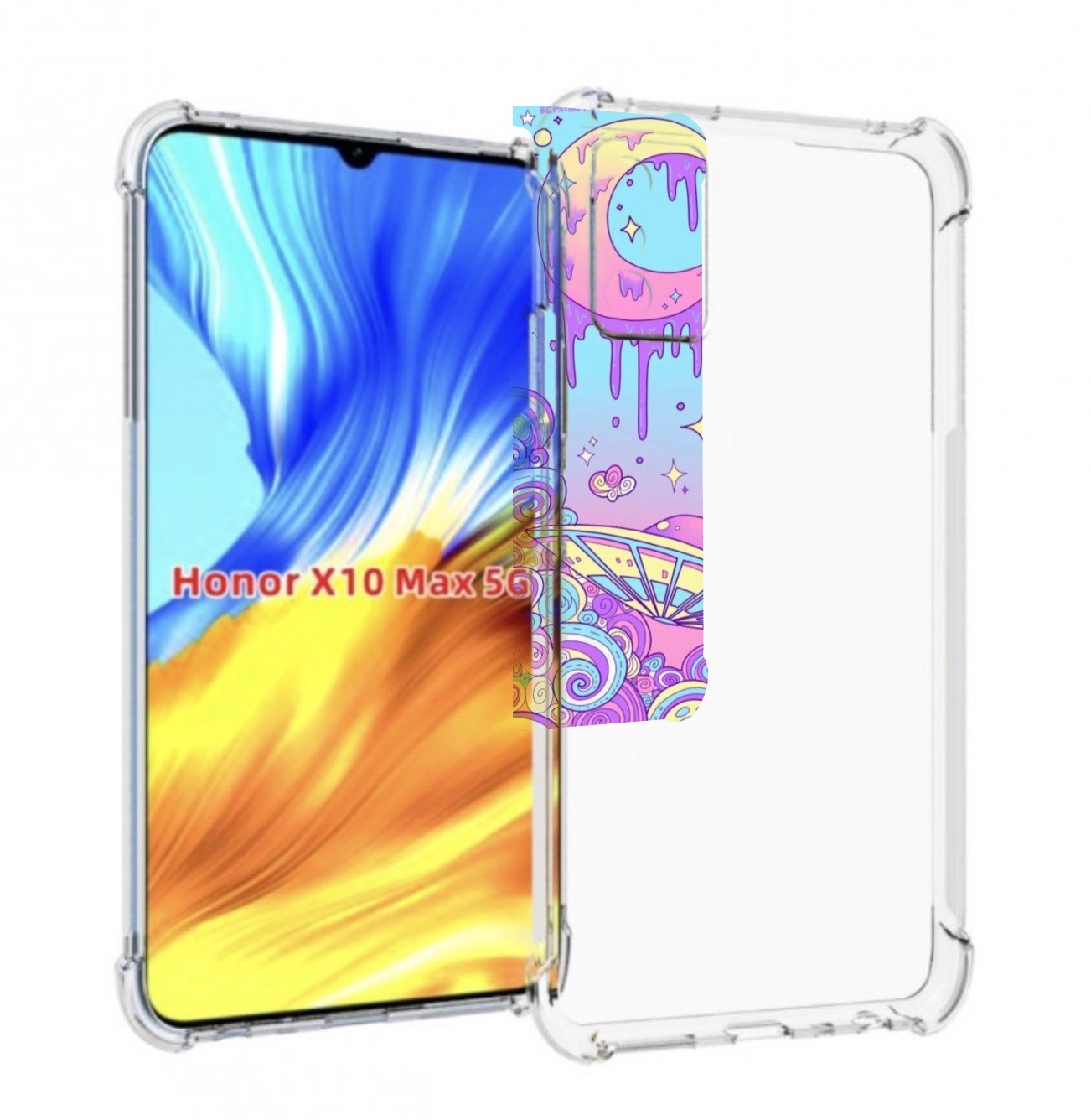 

Чехол MyPads ванильные планеты для Honor X10 Max, Прозрачный, Tocco